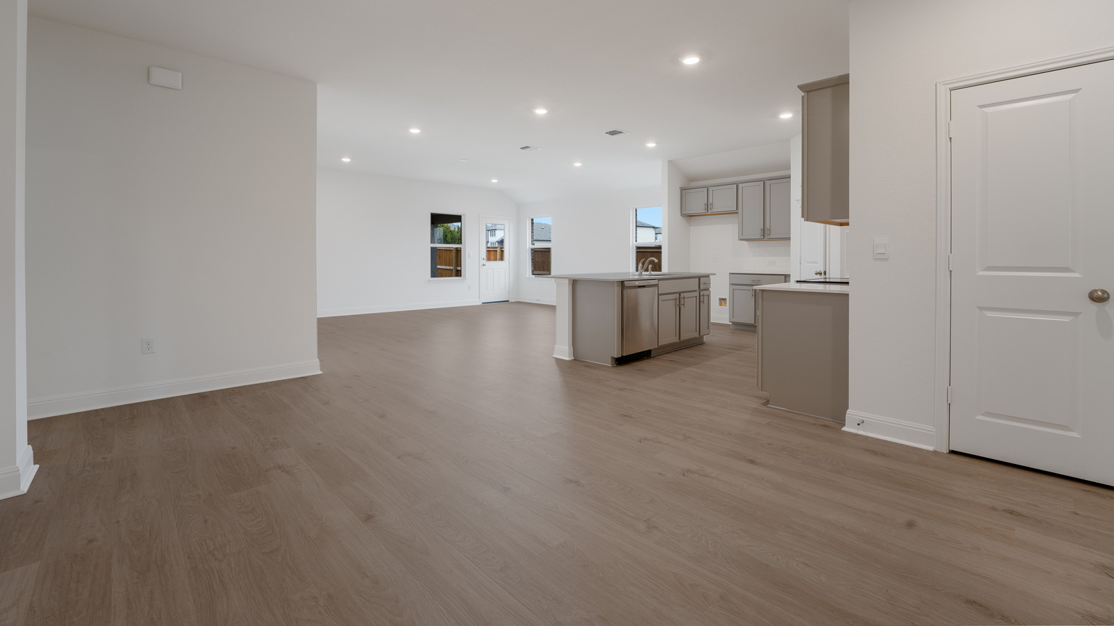 Open concept living area.