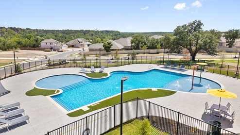 Pool at Riverview in Georgeotown, TX.