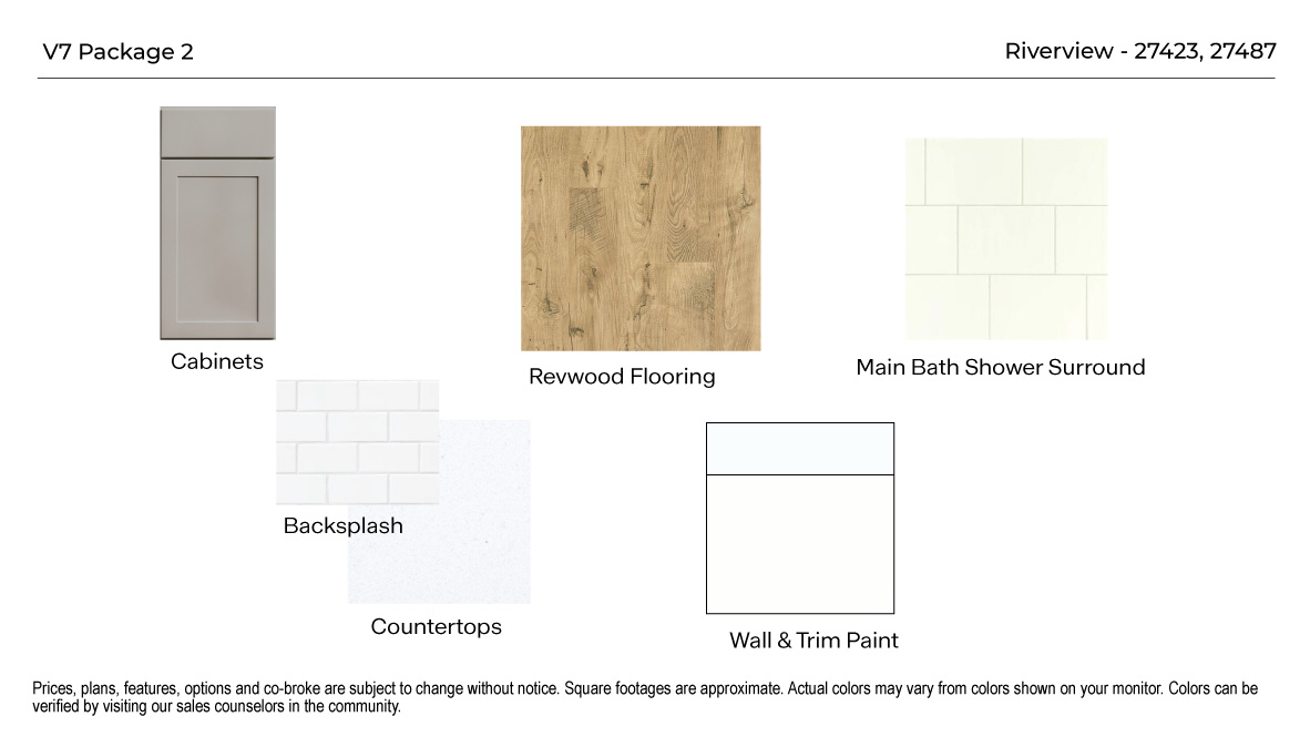 Second slide of possible options for the Westley floorplan.