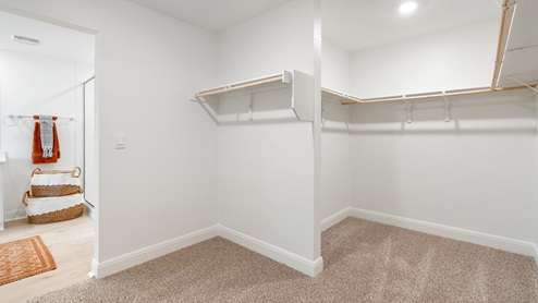Large walk-in closet in bathroom 1.