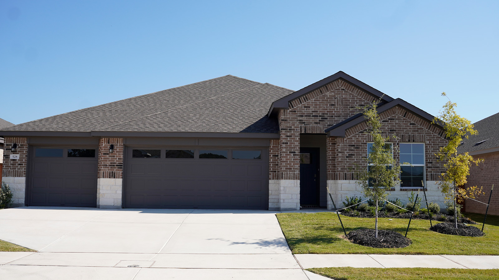 The Courtland floorplan at Riverview in Georgetown, TX.