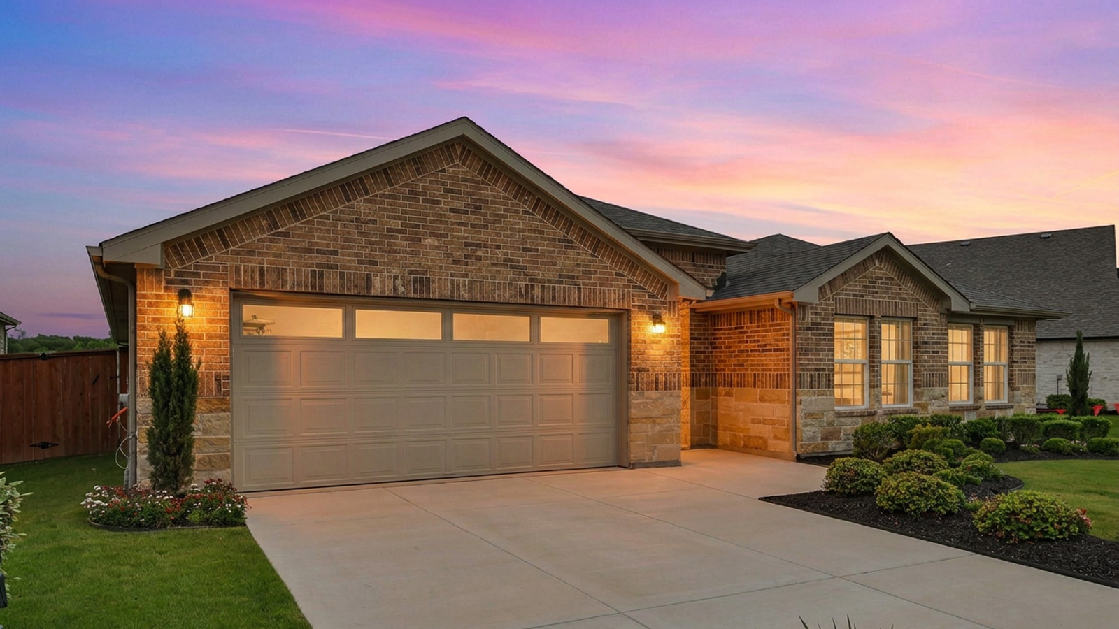 Exterior View of the Irving Floorplan at Riverview in Georgetown