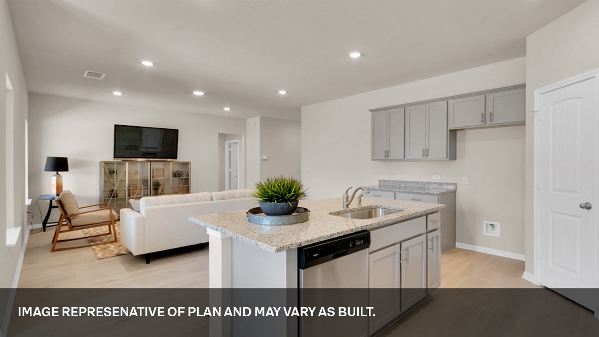 Open Concept Kitchen and Living Room