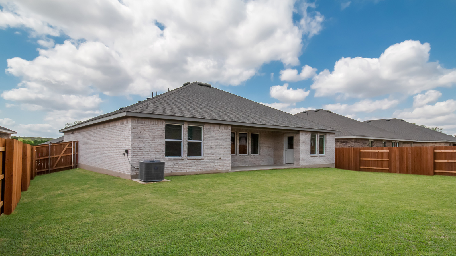 Back exterior of the Frisco floorplan.