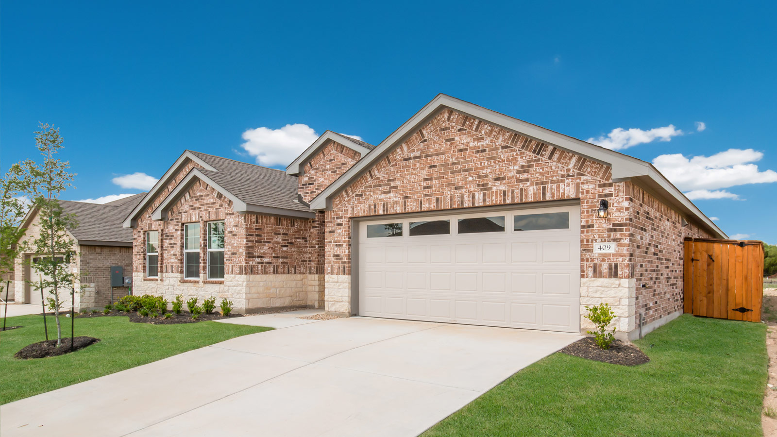 The Holden floorplan at Riverview in Georgetown, TX.