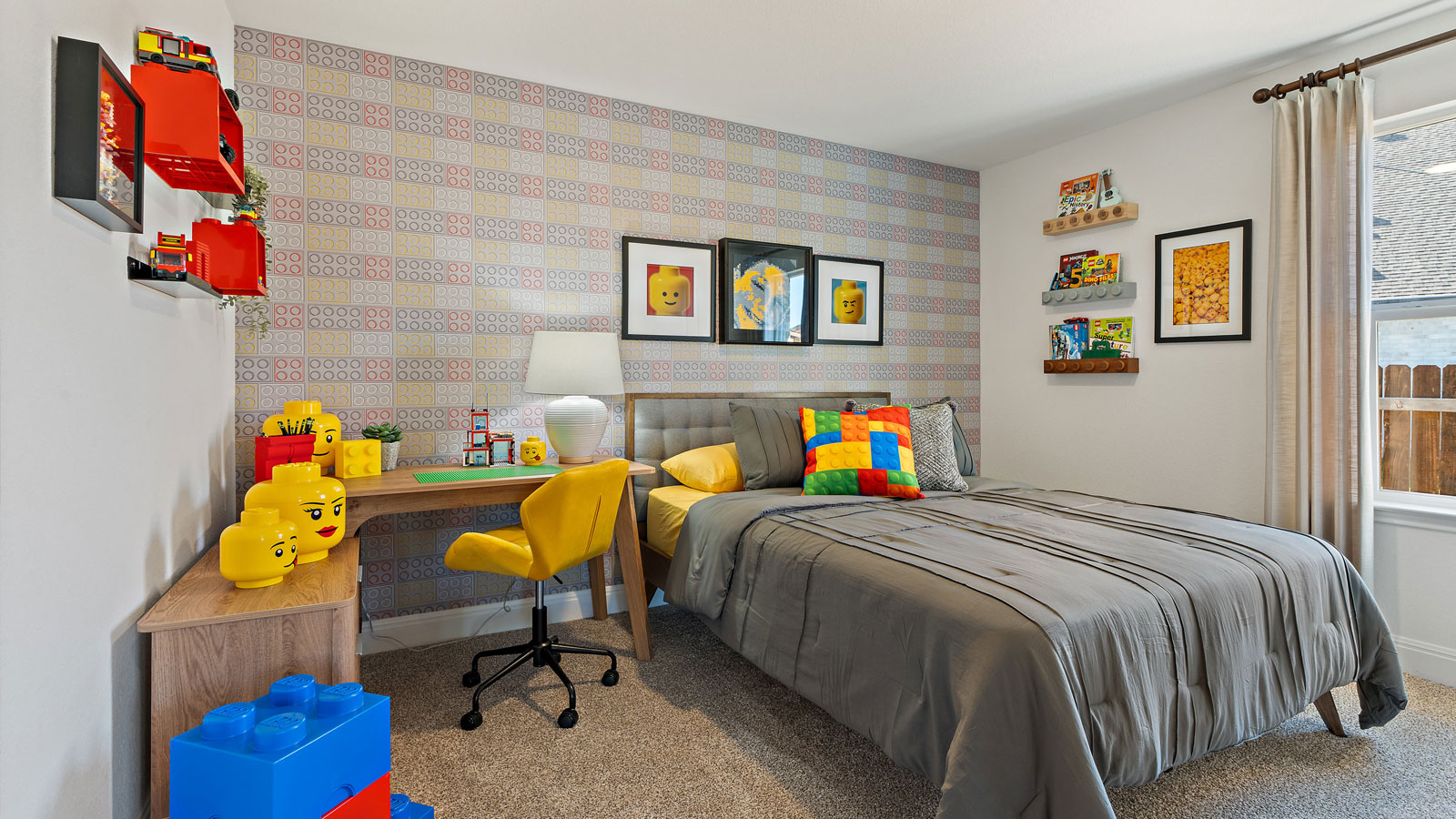 Bedroom 4 with carpeted floors.
