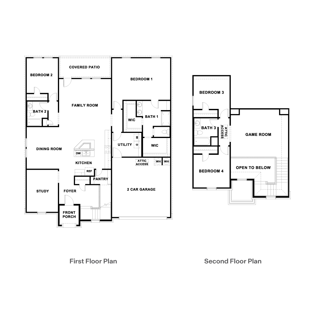 Floorplan layout for the Kemah.