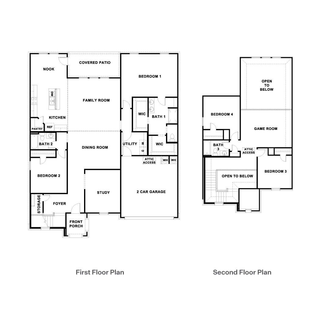 Outline of the Lancaster floorplan.