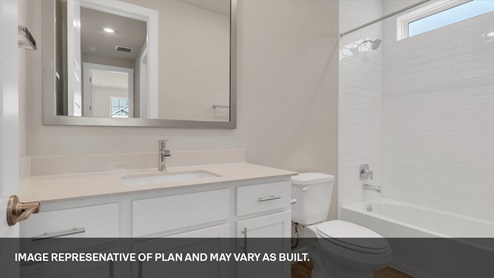 3536 Fitzgerald Floorplan bathroom 2 gallery image - Riverview in Georgetown, TX