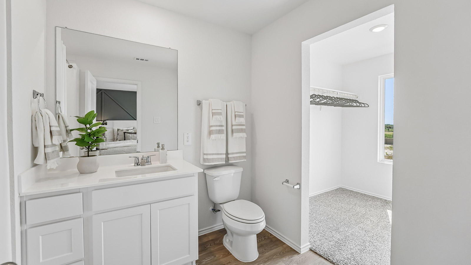 Bathroom1 with walk-in shower.