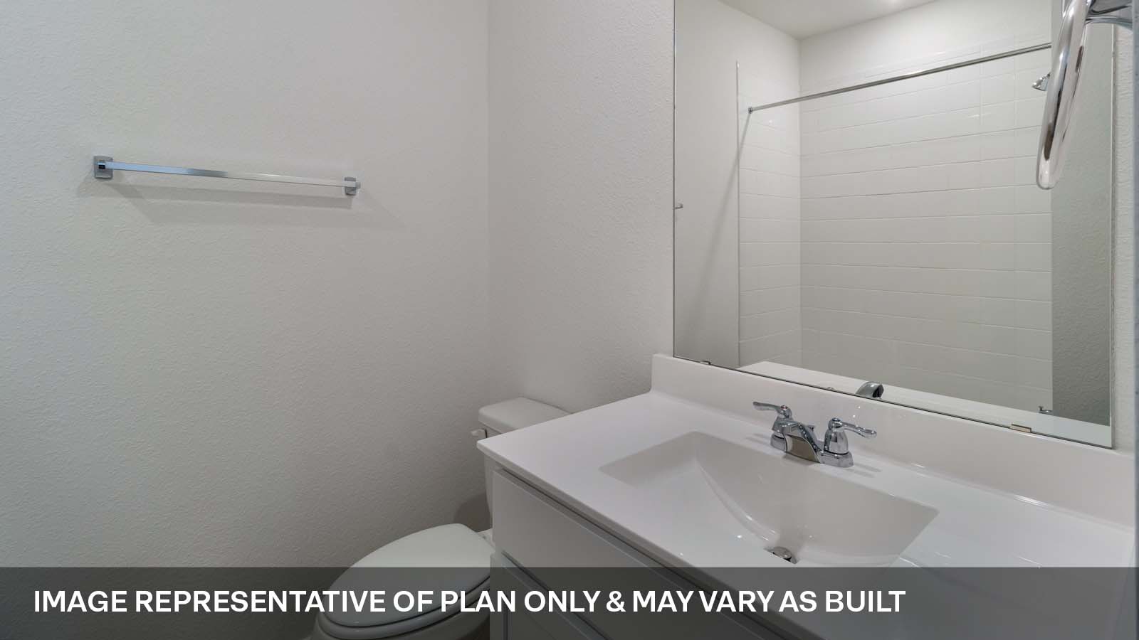 Bathroom 2 with shower and bathtub.