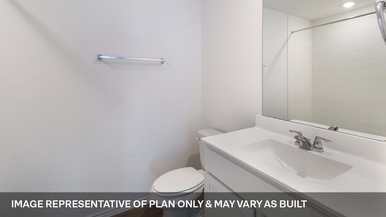 Bathroom 2 with shower and bathtub.