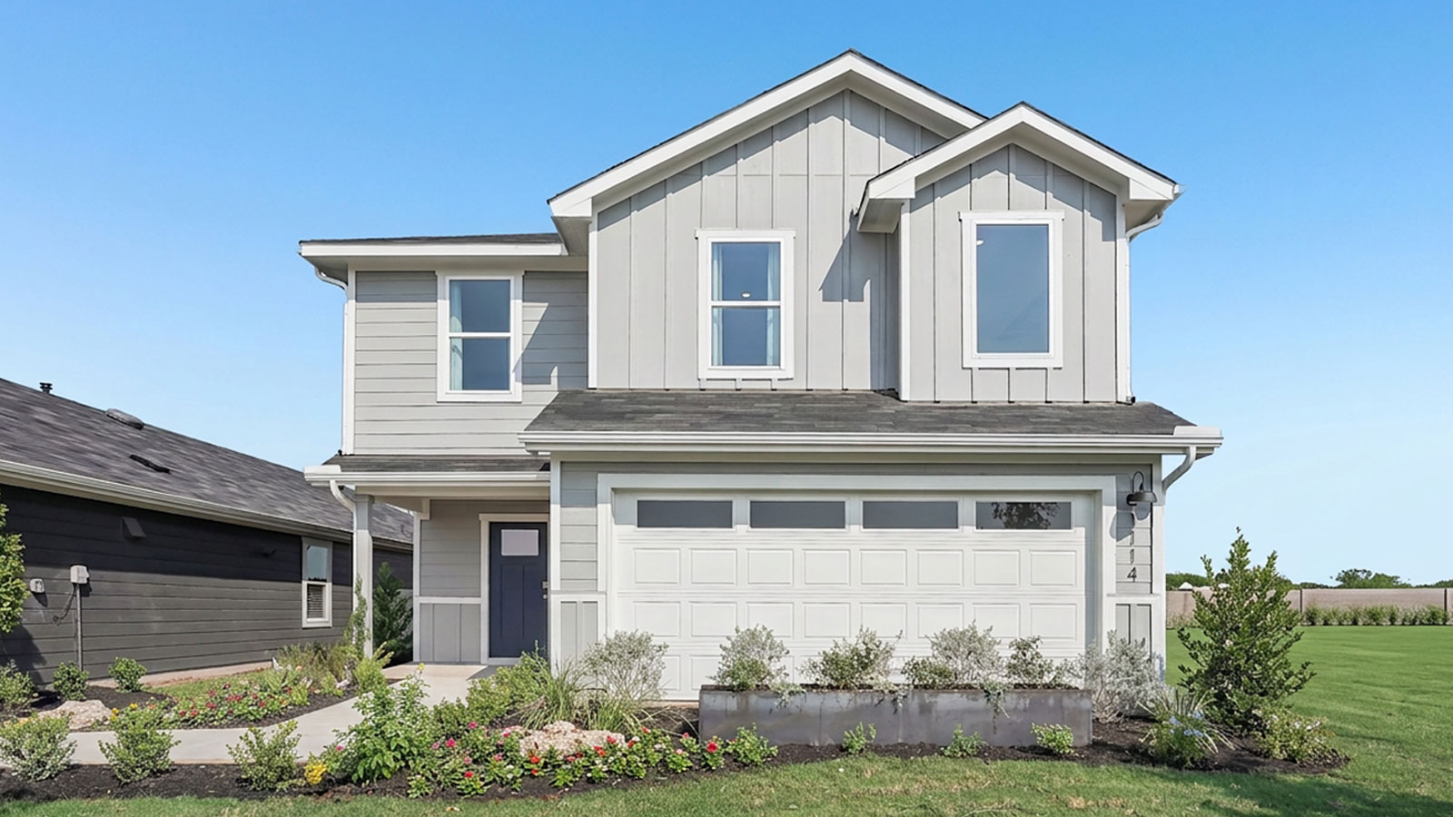 The Franklin floorplan - Model Home at Marigold in Kyle, TX.