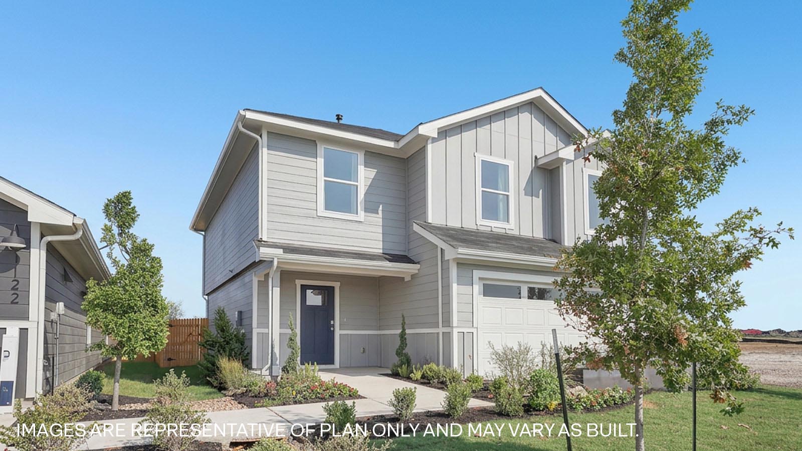 The Franklin Floorplan- Elevation K at Marigold in Kyle, TX