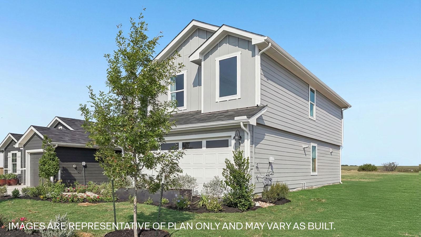 The Franklin Floorplan- Elevation K at Marigold in Kyle, TX