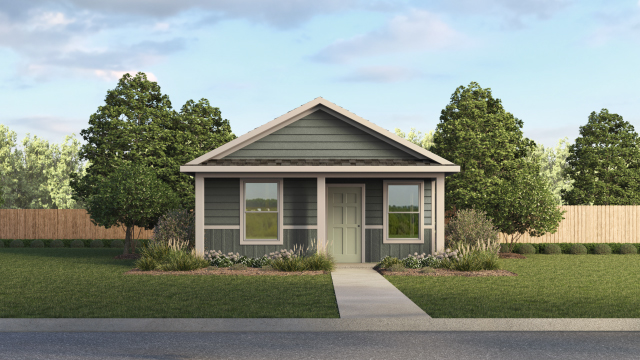 The Daisy Front Exterior Single Story Home Elevation A