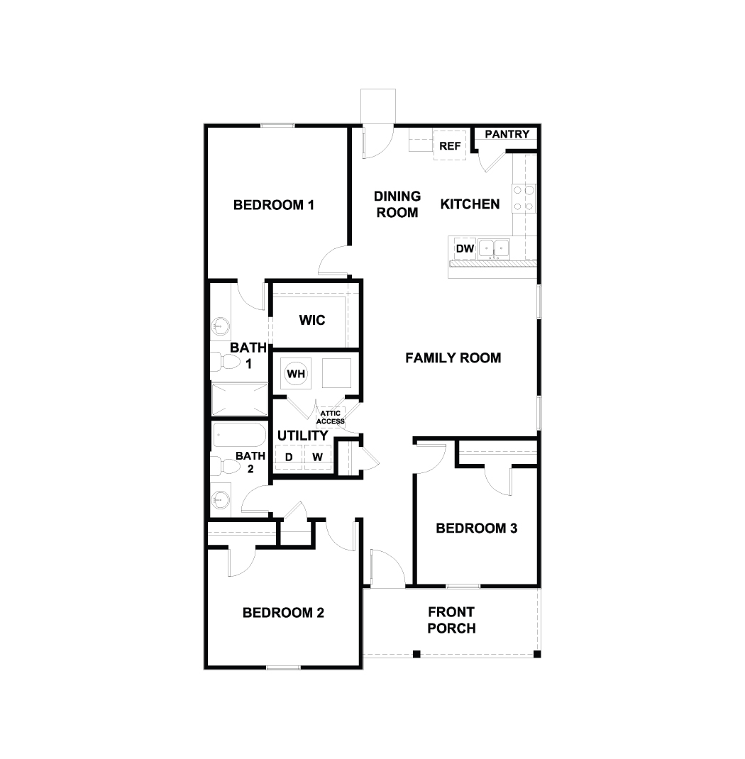 The Rose Floor Plan