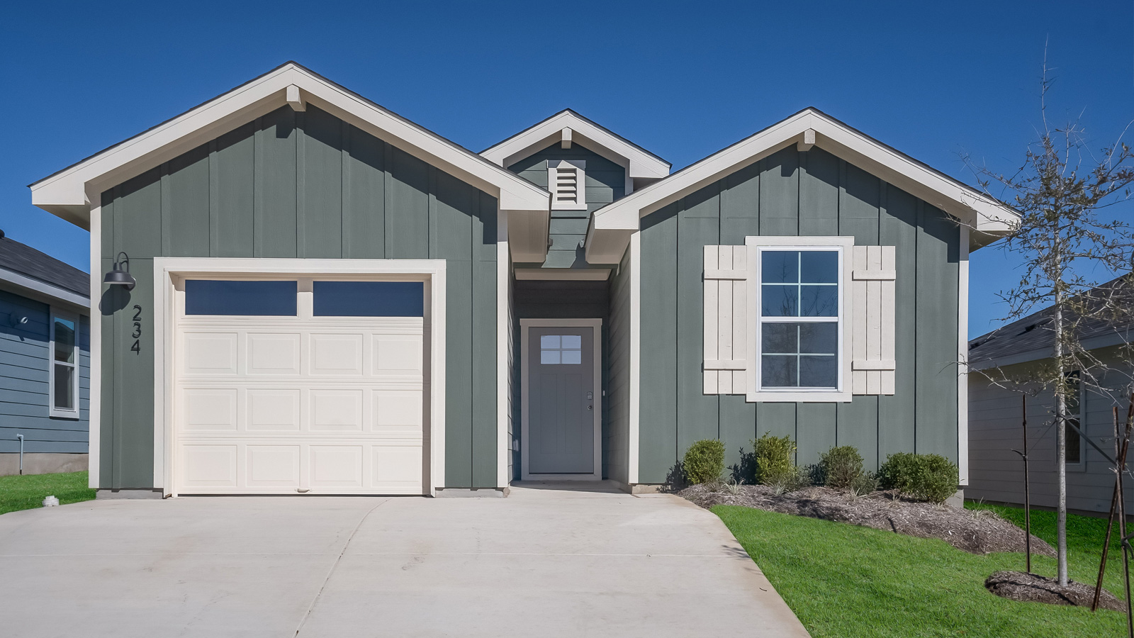 The Daphne - B Elevation at Marigold in Uhland, TX.