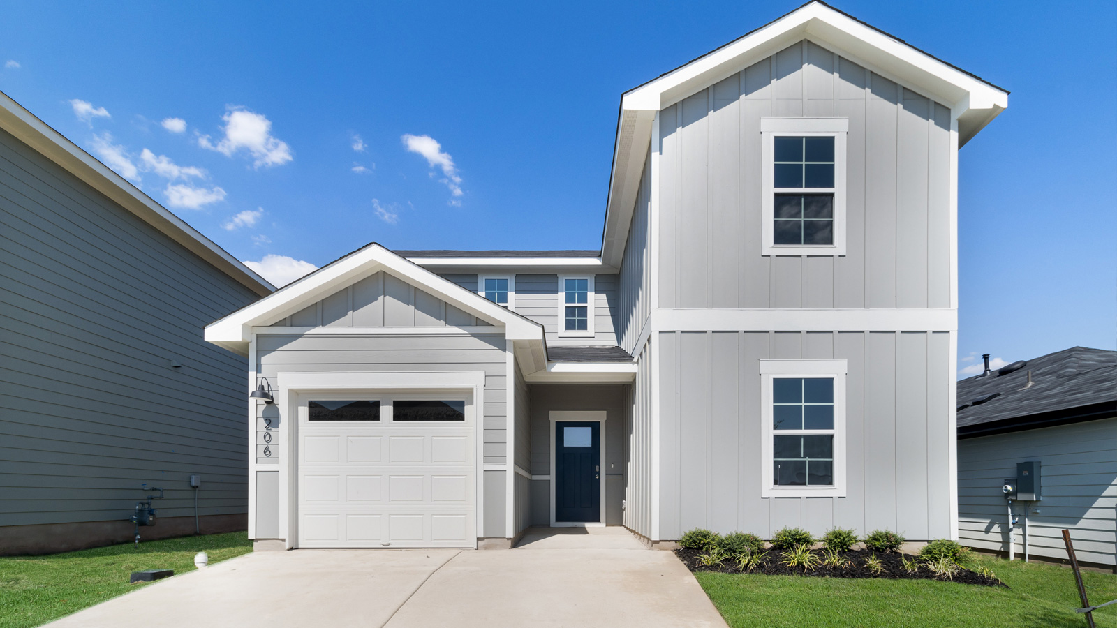 The Periwinkle floorplan at Marigold in Kyle, TX.