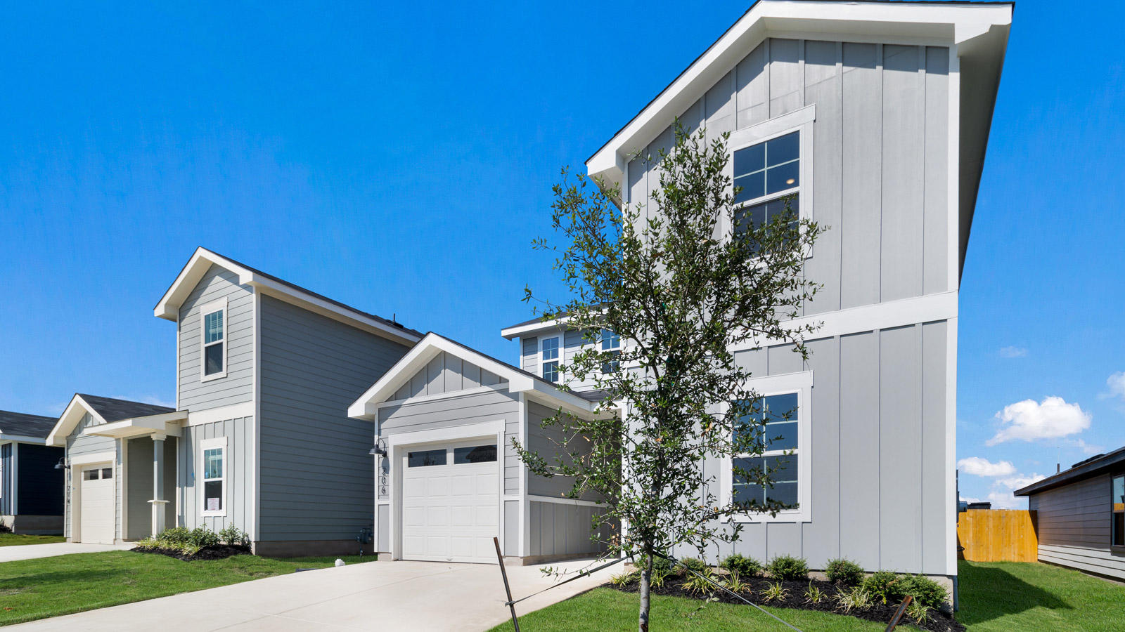 The Periwinkle floorplan at Marigold in Kyle, TX.