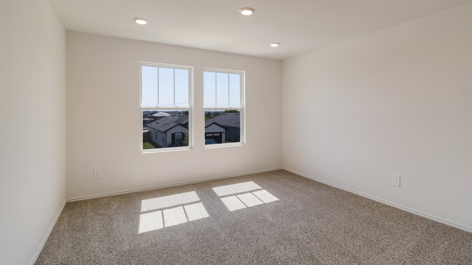 Bedroom 3 supporting flexible use as guest room, office, or hobby space