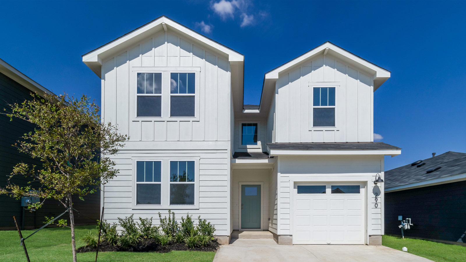 Ivory Plan, Marigold by D.R. Horton, Kyle, TX 3 bed, 3 bath, 1-car garage, 2-story