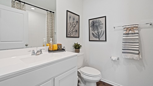 Secondary bathroom.
