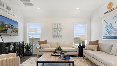 Beautiful living area.