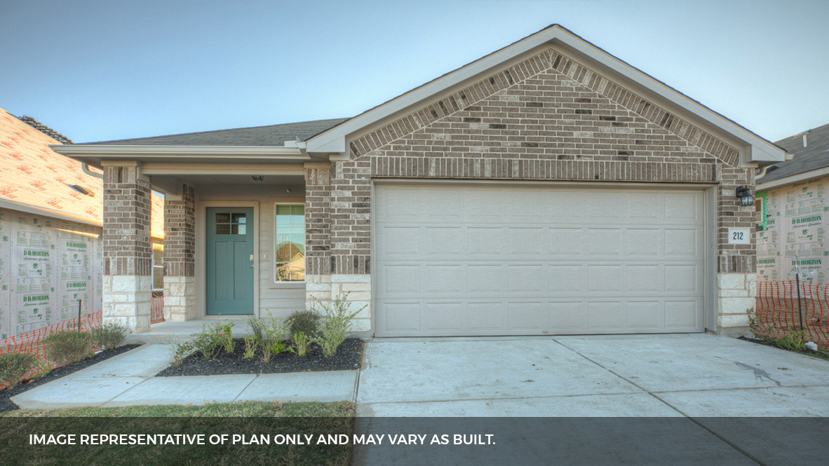 Exterior photo of the Caroline floorplan, B elevation.
