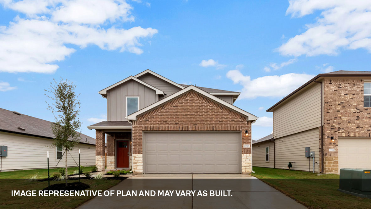 Exterior image of the Nicole, B elevation.