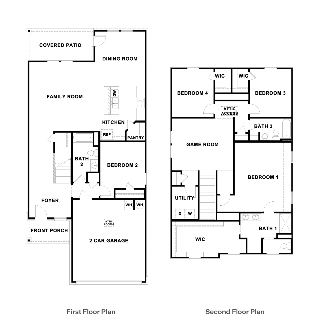 Floor Plan in Prairie Lakes Buda, TX D.R. Horton