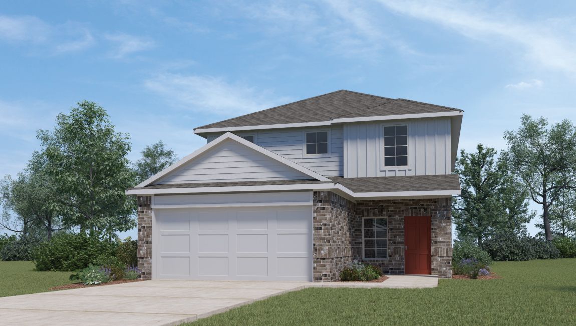 X30N - Nicole Floorplan - A Elevation Exterior Rendering