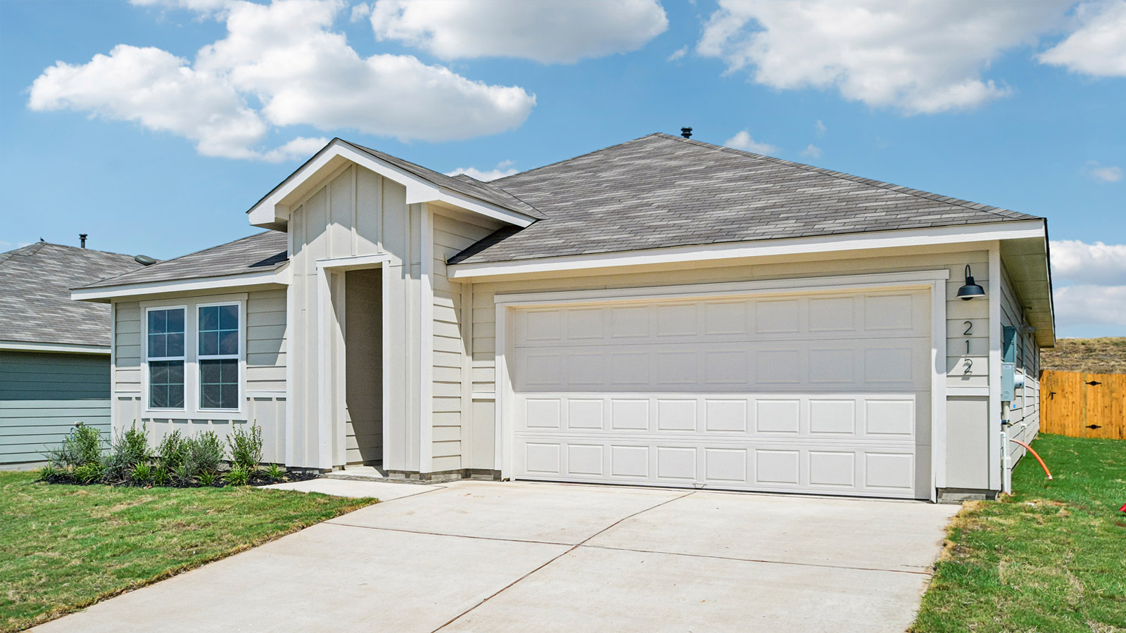 The Lakeway Floorplan- Elevation B at Prairie Lakes in Buda, TX