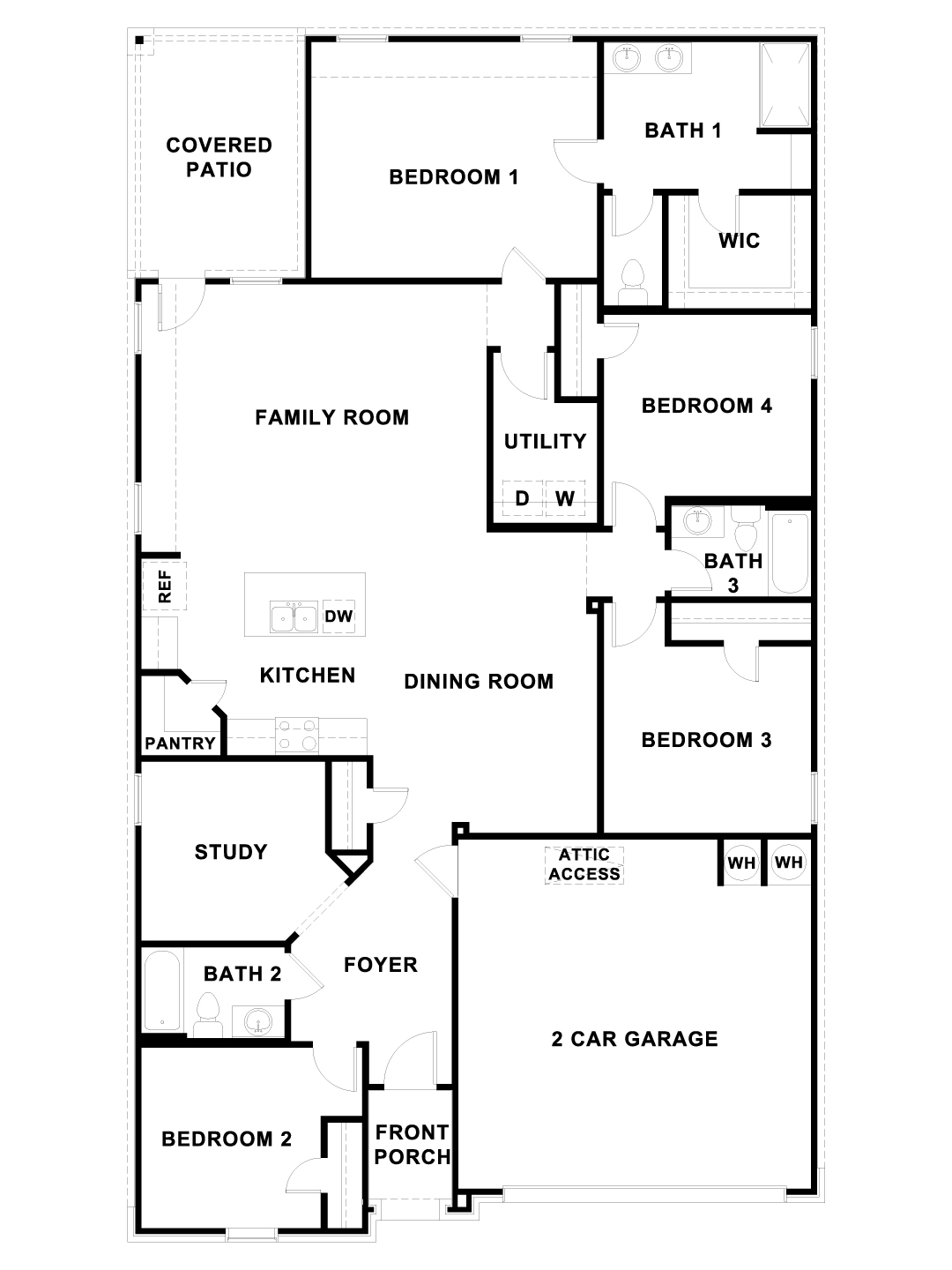 The Lakeway Floorplan