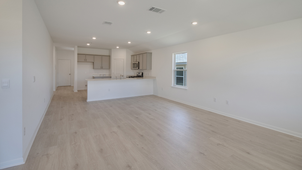 Open Concept Kitchen and Living Room
