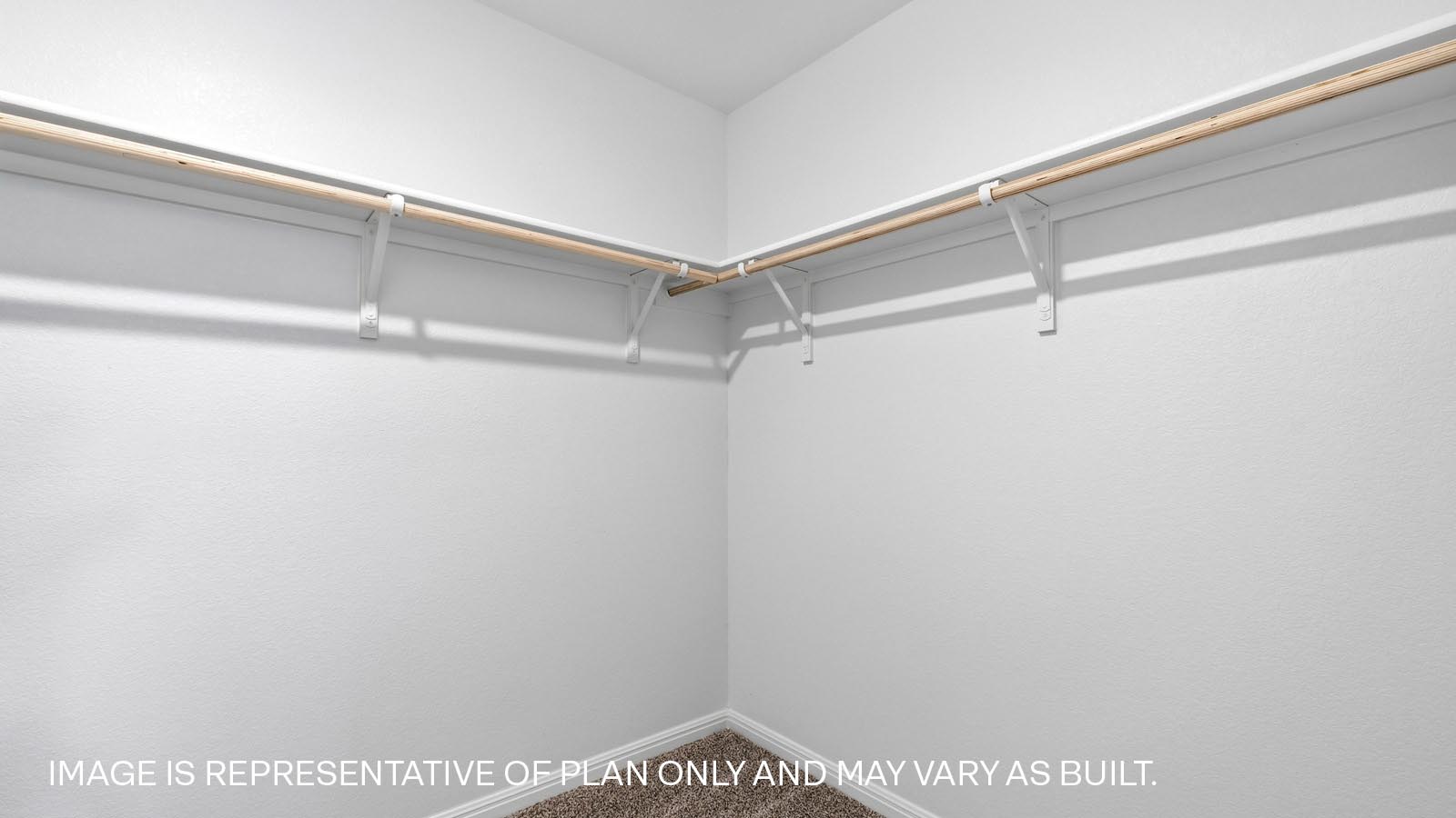 Walk-in closet in bathroom 1.