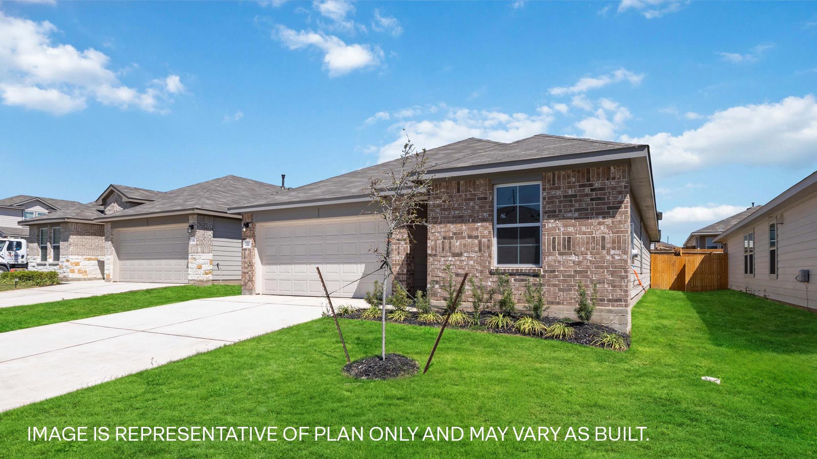 The Easton floorplan at Prairie Lakes in Buda, TX.