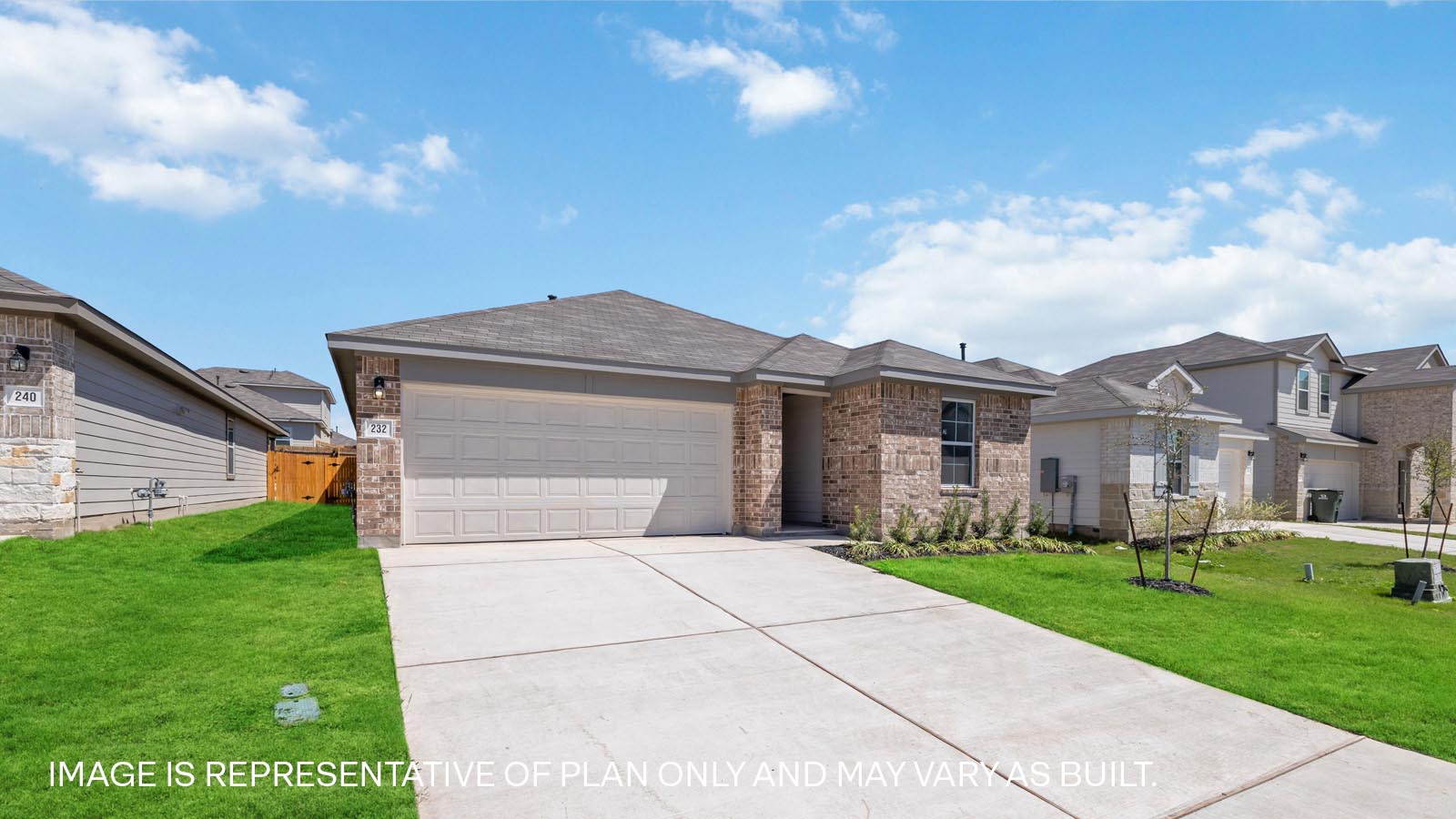 The Easton floorplan at Prairie Lakes in Buda, TX.