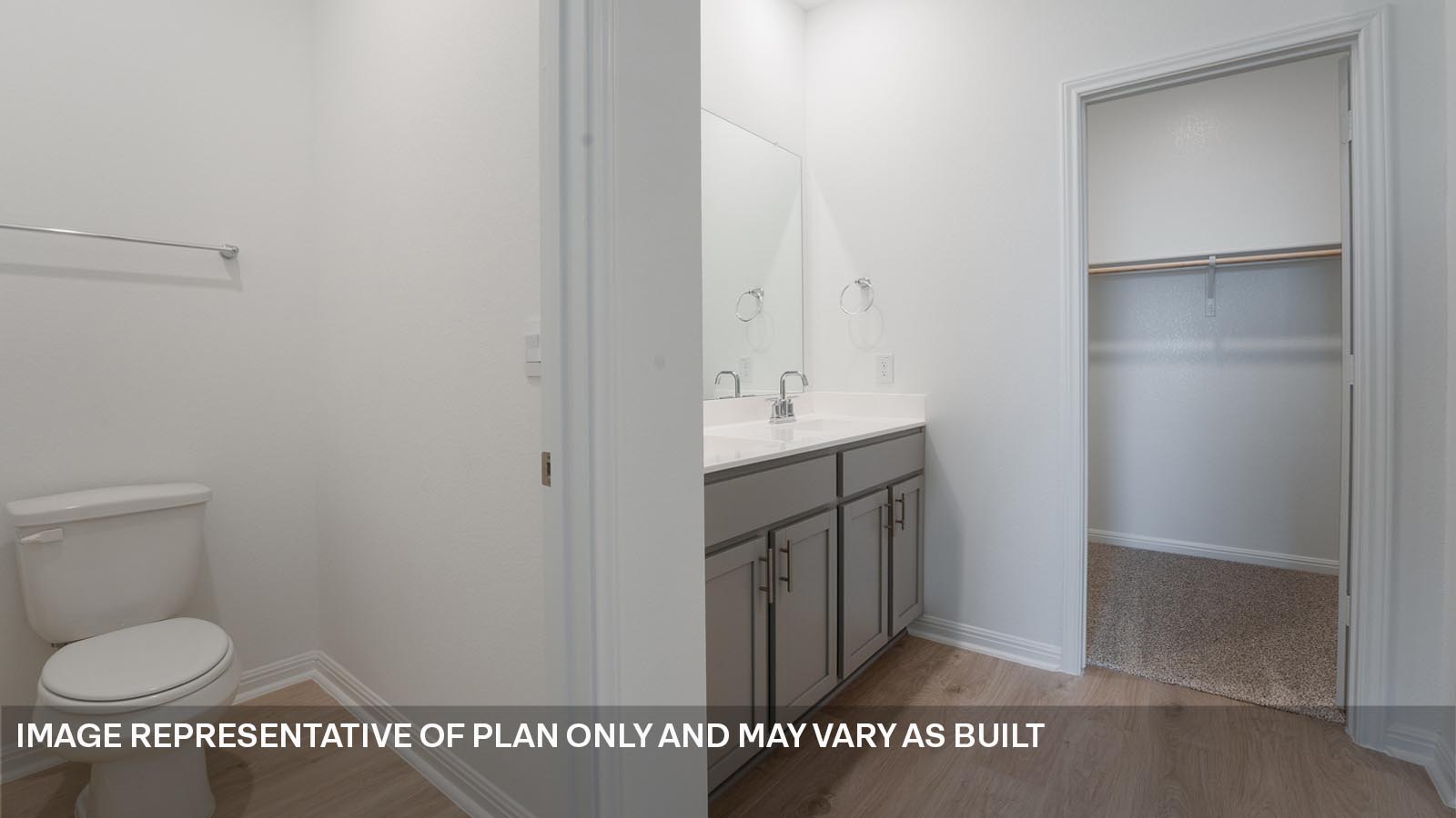 Ensuite bathroom in bedroom 1.