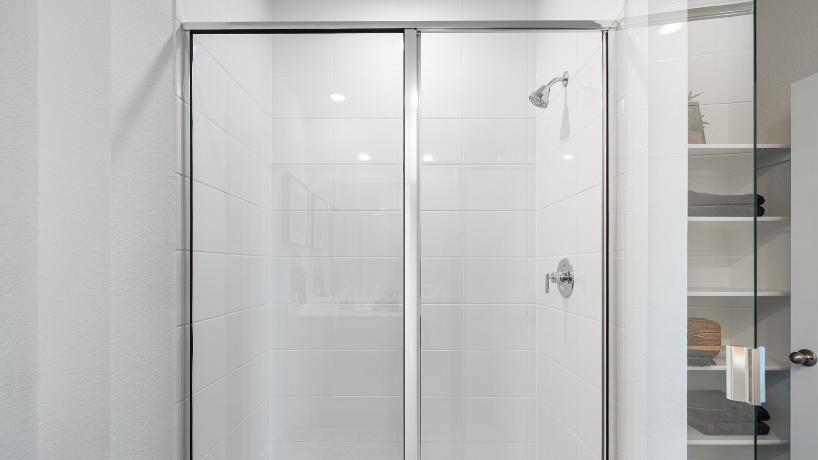 Bathroom with a walk-in shower