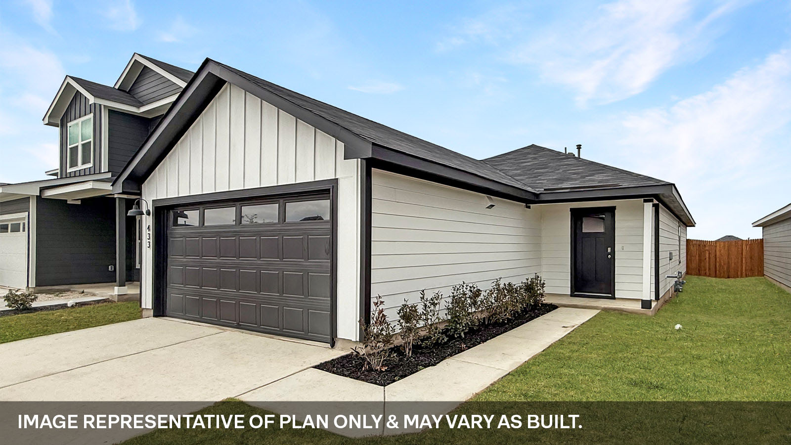 The Barton Front Exterior home-Elevation K