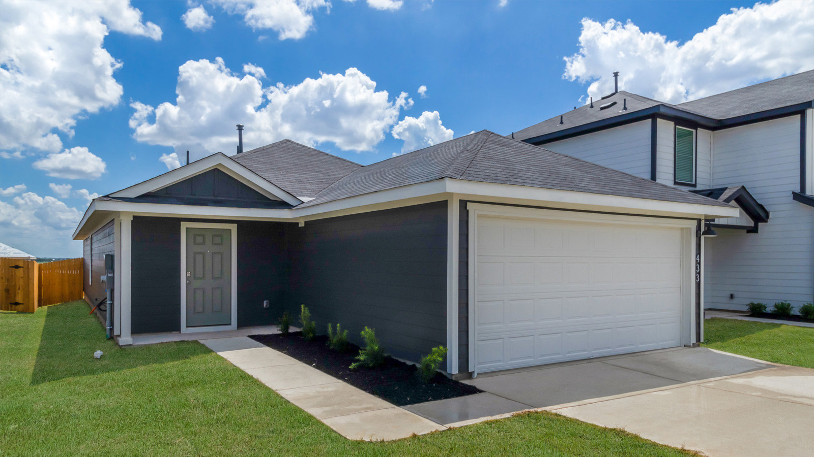 The Estero floor plan at Prairie Lakes in Buda, Texas.