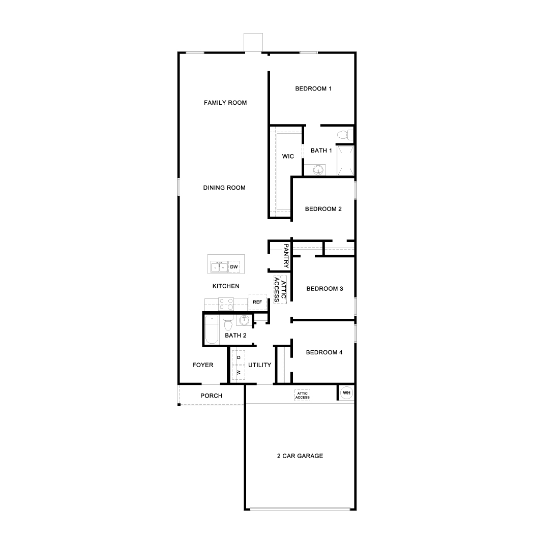 The Estero Single Story Floor Plan