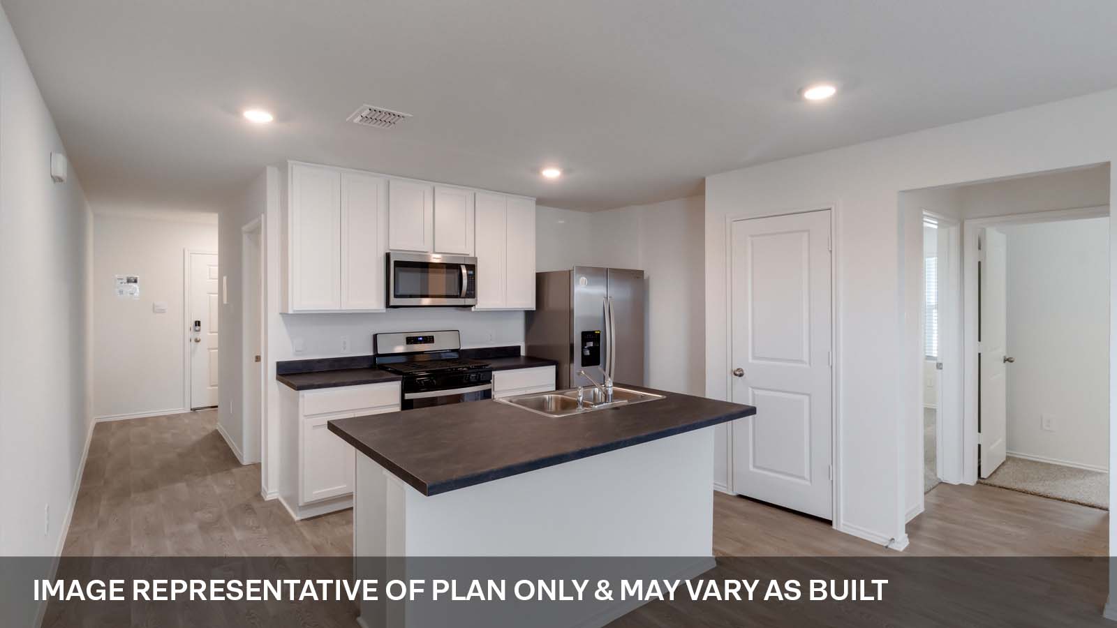 Caprock Modern Kitchen with Island