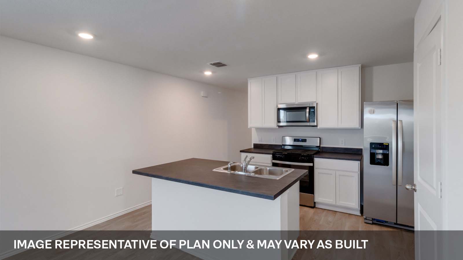 Caprock Modern Kitchen with Island