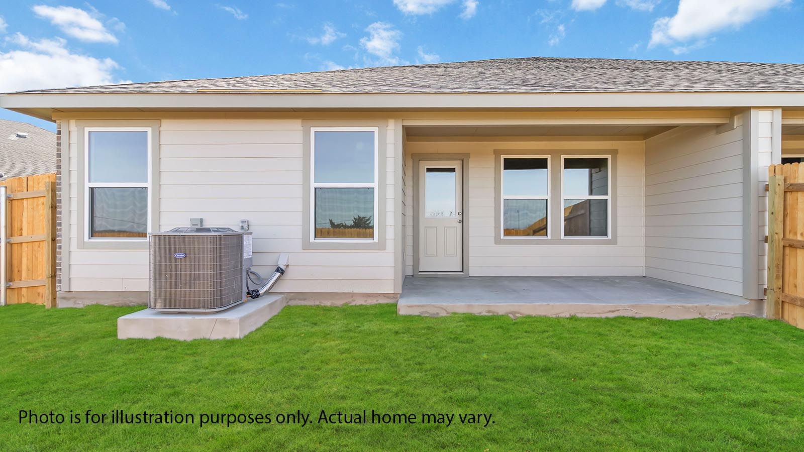 back exterior viewof willow floor plan