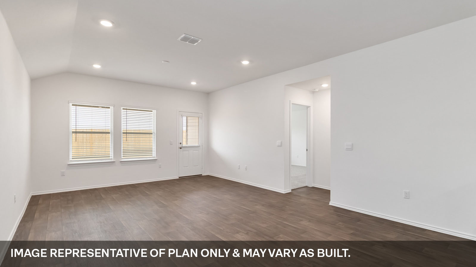 Open living room