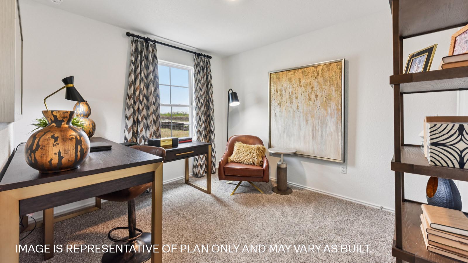 Bedroom 2 with carpeted flooring.