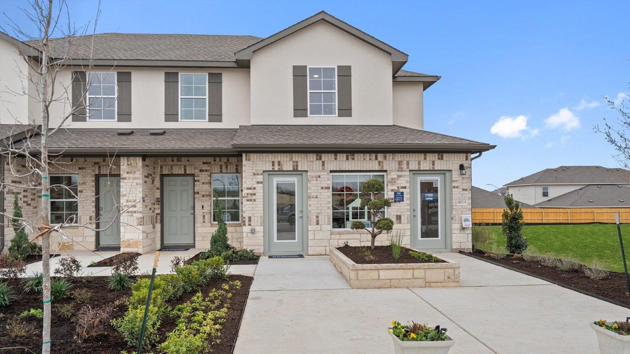 1867 Mesquite Floorplan Elevation A Exterior Gallery Image - Palomino in Manor TX