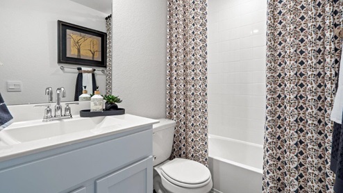 1867 Mesquite Floorplan Bathroom 3 Gallery Image - Palomino in Manor TX